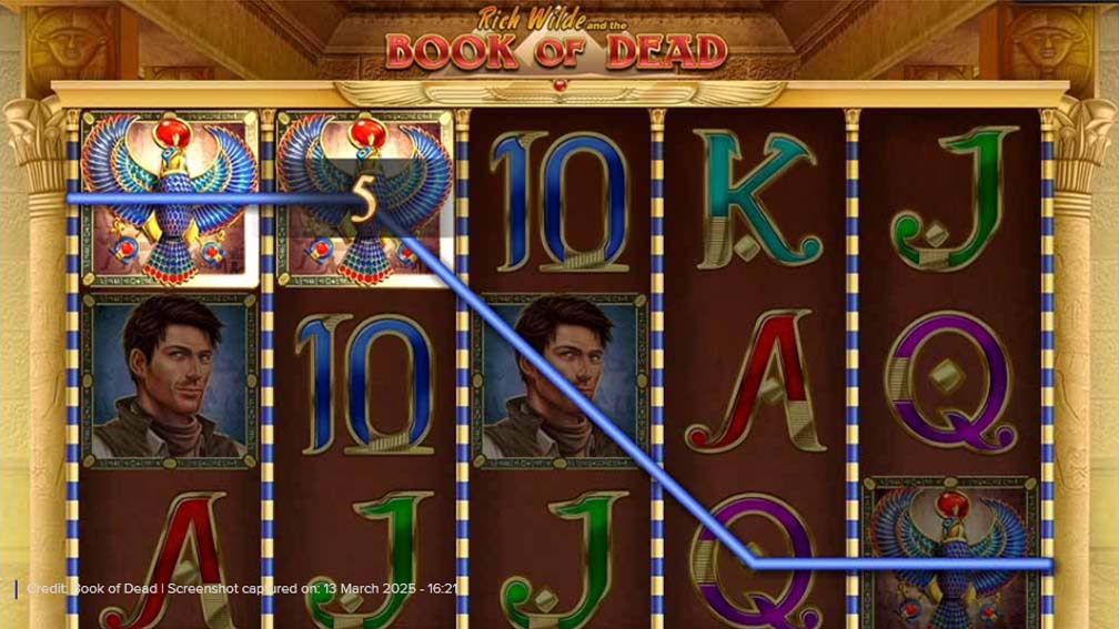 Book Of Dead slot screenshot game win