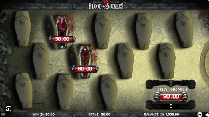 Blood Suckers slot screenshot bonus