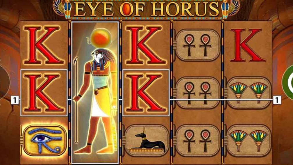 Eye of Horus slot screenshot big win