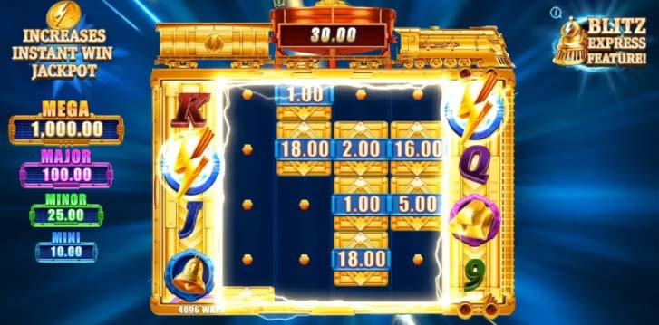 Gold Blitz slot screenshot feature