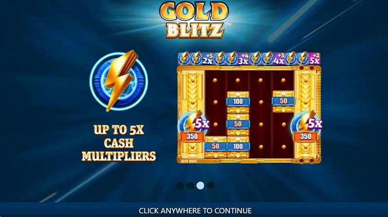 Gold Blitz slot screenshot multiplier