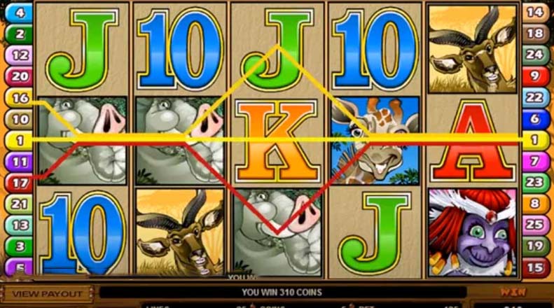 Mega Moolah slot screenshot game