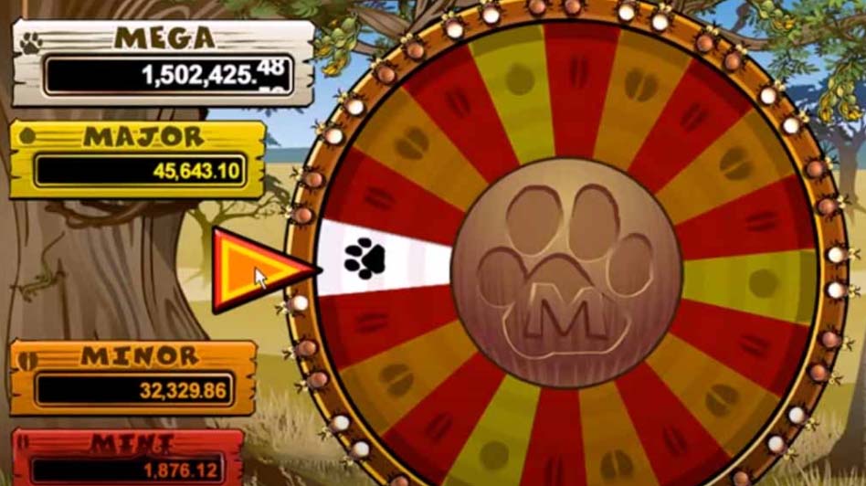Mega Moolah slot screenshot jackpot win