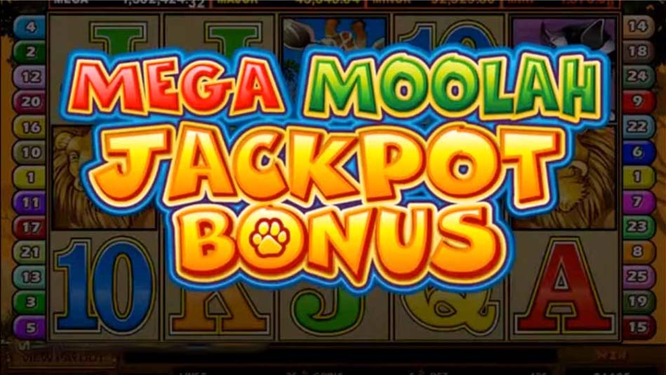 Mega Moolah slot screenshot win